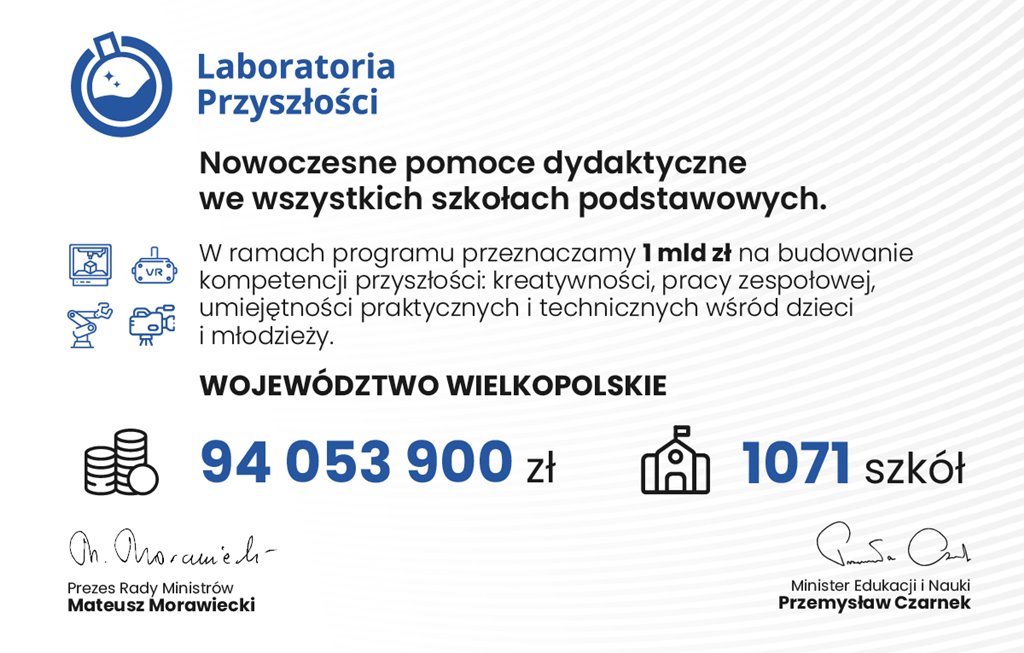Kwota na program 1 mld PLN, woj. wielkopolskie 94053900 PLN