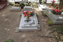 zdjęcie grobu powstańca wielkopolskiego Walentego Wojderskiego w Siedlcu