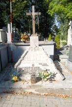 zdjęcie grobu Powstańca Styczniowego o. Maksymiliana Tarejwo w Koninie