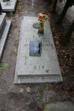 zdjęcie grobu Józefa Klemczaka - ofiary terroru niemieckiego. Kobylin