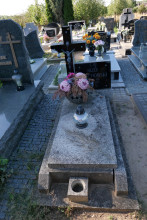 zdjęcie grobu Józefa Krychowskiego poległego w II wojnie światowej. Pleszew