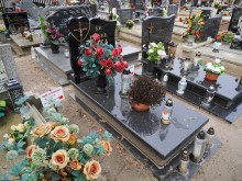 zdjęcie grobu Pawła Kozy - ofiary terroru niemieckiego. Wronki