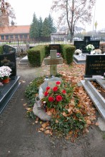 zdjęcie grobu Pawła Kaprykowskiego w Lesznie