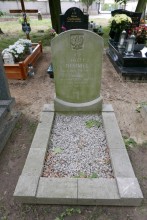 zdjęcie grobu Józefa Dehmela - ofiara bombardowań z września 1939 r. Poznań