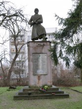 zdjęcie pomnika na Cmentarzu Jeńców Radzieckich w Wolsztynie