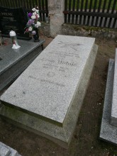 zdjęcie grobu Powstańca Wielkopolskiego Leona Wełnica w Kiszkowie