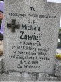 zdjęcie grobu Powstańca Wielkopolskiego Michała Zawieji w Kucharkach