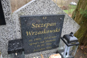 zdjęcie grobu Szczepana Wrzaskowskiego - ofiary terroru niemieckiego. Pyzdry