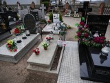 zdjęcie grobu Romana Jankowskiego - ofiary terroru niemieckiego. Wronki