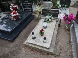 zdjęcie grobu Tadeusza Piotrowiaka - ofiary terroru niemieckiego. Wronki