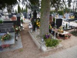 zdjęcie grobu Bernarda Jędrzejewskiego - ofiary terroru niemieckiego. Wronki