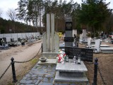 zdjęcie grobu poległych żołnierzy LWP. Łokacz Wielki