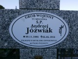 zdjęcie grobu Andrzeja Jóźwiaka w Winnej Górze. I wojna światowa.