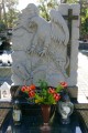 Płaskorzeźba na grobie Zygmunta Wawrzyniaka w Kole