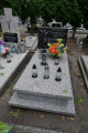 Zdjęcie grobu Stanisława Tyczyńskiego - ofiary terroru niemieckiego. Kobylin