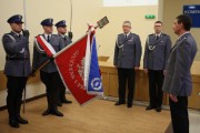 Zastępca Komendanta Wojewódzkiego Policji w Poznaniu mł insp. Piotr Mąka.