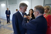 Wręczenie odznaczenia Marszałkowi Województwa Wielkopolskiego.