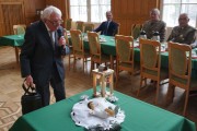 Przewodniczący Zenon Wechmann składa życzenia noworoczne.