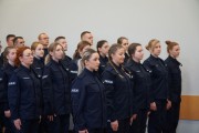 Uroczyste ślubowanie nowo przyjętych do służby w Policji