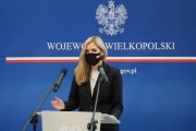 Głos zabiera wiceminister rozwoju, pracy i technologii Anna Kornecka