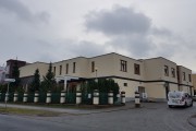 Widok na budynek hospicjum. 