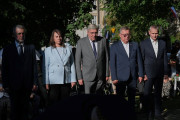 wicewojewoda wspólnie z samorządowcami podczas uroczystości obchodów rocznicy wybuchu powstania warszawskiego