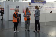 wizyta II wicewojewody Beaty Maszewskiej w punkcie recepcyjnym