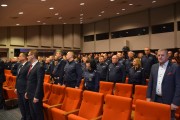 Policjanci zgromadzeni na sali