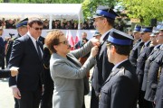 Minister Anna Zalewska odznacza zasłużonych strażaków
