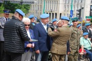 Wręczenie medalu "Zasłużony dla Stowarzyszenia Kombatantów Misji Pokojowych ONZ".