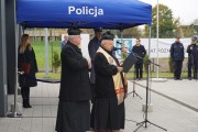 Głos zabiera kapelan policji. 