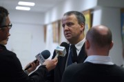 Rozmowa wojewody wielkopolskiego z dziennikarzami