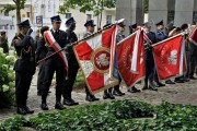 Sztandary jednostek i służb.