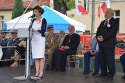 Wicewojewoda Marlena Maląg przemawia.