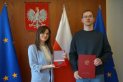 Przekazanie medlau im. Witolda Celichowskiego Arturowi Pilarskiemu