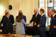 przywitanie sie z samorządowcami powiatu wągrowieckiego