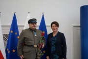 Wspólne zdjęcie z i wicewojewodą Anetą Niestrawską