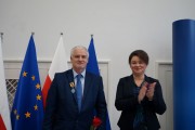 Wspólne zdjęcie z i wicewojewodą Anetą Niestrawską