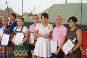 Uroczystości dożynkowe w Grzegorzewie, Leśnicy, Dąbroszynie i Kościelcu z udziałem wicewojewody Niestrawskiej