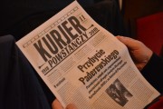 Widok pierwszej strony "Kurjera poznańskiego"