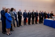 Wojewodowie podczas spotkania świątecznego w Ministerstwie Spraw Wewnętrznych i Administracji.