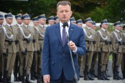 minister obrony narodowej Mariusz Błaszczak przemawia 