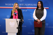 Ministra Gajewska z wicewojedą wielkopolską Karoliną Fabiś-Szulc