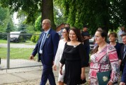 I wicewojewoda wielkopolski w towarzystwie lokalnych samorządowców
