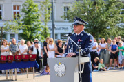 Uroczysty apel z okazji Wojewódzkich Obchodów Święta Policji w Poznaniu