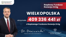 Rekordowa wysokość dofinansowania na rozwój wielkopolskiej infrastruktury drogowej!