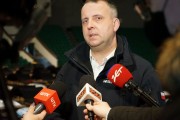 Wojewoda Michał Zieliński udziela wywiadu