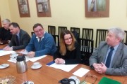 Uczestnicy posiedzenia Kapituły Nagród dla archiwistów województwa wielkopolskiego.