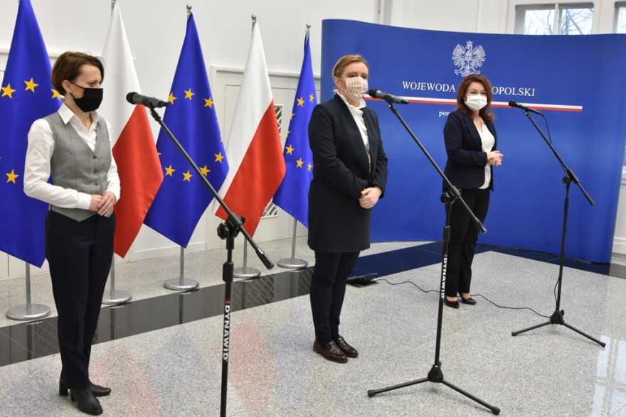 Konferencja prasowa z udziałem minister Olgi Semeniuk