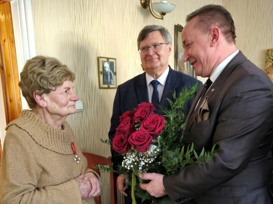 Pani Halina Urszula Nagler odznaczona Krzyżem Kawalerskim Orderu Odrodzenia Polski
